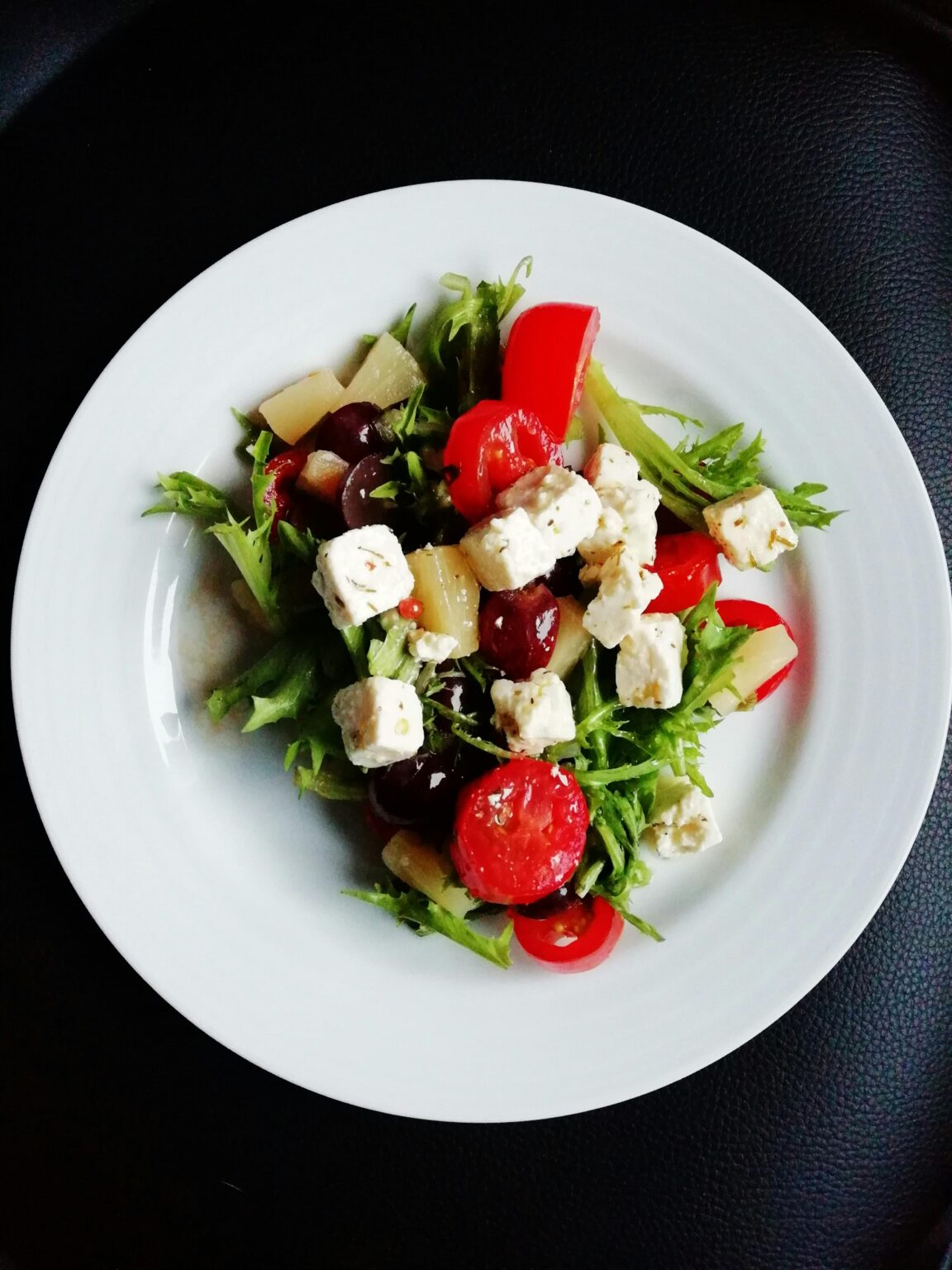 salade grec avec olives noires