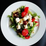 salade grec avec olives noires